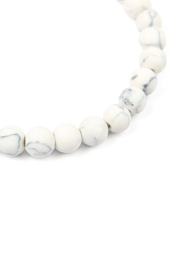 "BELIEVE, HOPE, FAITH" NATURAL STONE STRETCH BRACELET