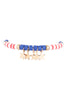 USA FLAG STAR FIMO STRETCH BRACELET