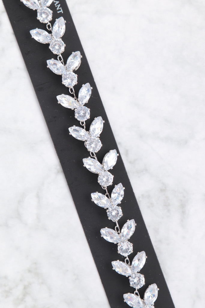 CUBIC ZIRCONIA MARQUISE TRAIL BRACELET