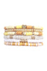 HEISHI BEADS STACKABLE MULTI LAYERED BRACELET SET