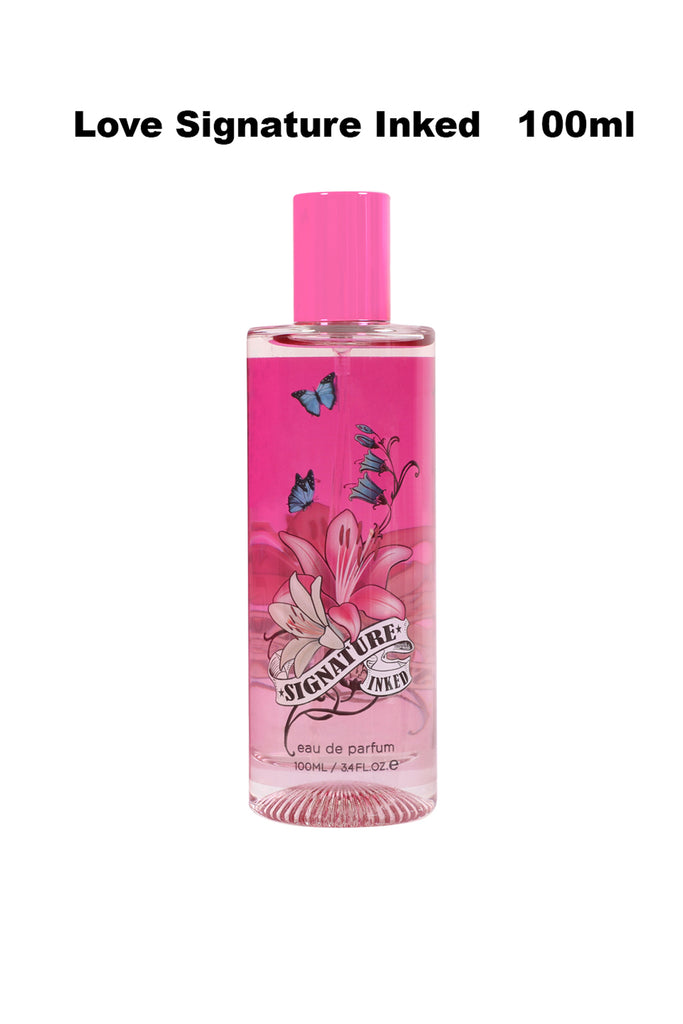 LOVE SIGNATURE INKED SPRAY PERFUME EAU DE PARFUM FOR WOMEN - 100ML/3.4FL.OZ