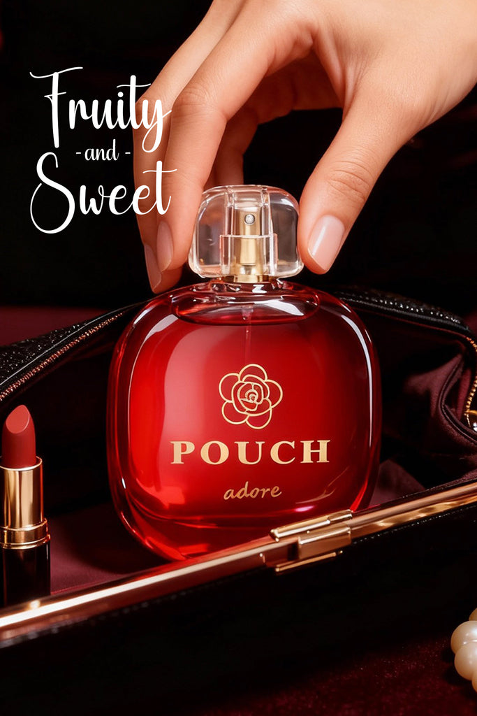 POUCH ADORE SPRAY PERFUME EAU DE PARFUM FOR WOMEN - 100ML/3.4FL.OZ.