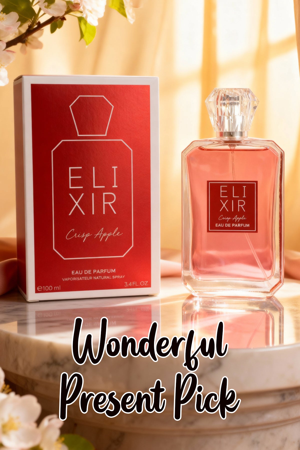 ELIXIR CRISP APPLE SPRAY PERFUME EAU DE PARFUM FOR WOMEN - 100ML/3.4 F ...