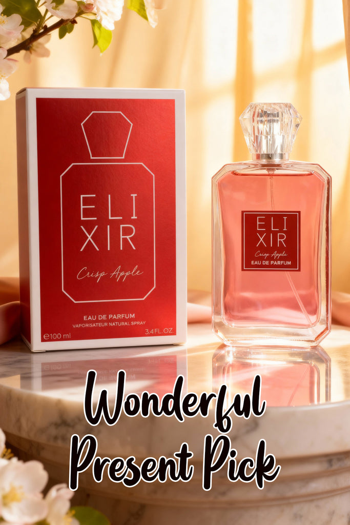 ELIXIR CRISP APPLE SPRAY PERFUME EAU DE PARFUM FOR WOMEN - 100ML/3.4 FL.OZ.