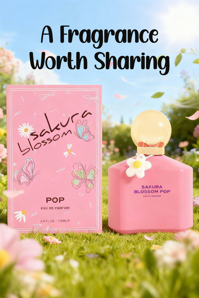 SAKURA BLOSSOM POP SPRAY PERFUME EAU DE PARFUM FOR WOMEN - 100ML/3.4FL.OZ.