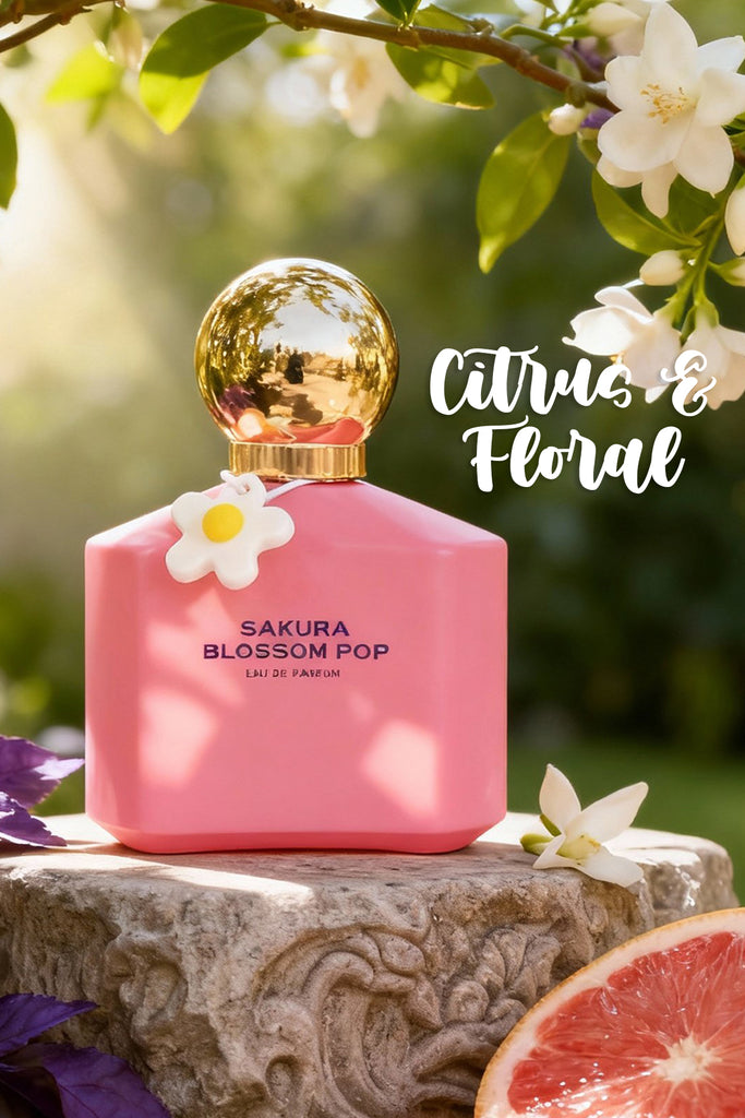 SAKURA BLOSSOM POP SPRAY PERFUME EAU DE PARFUM FOR WOMEN - 100ML/3.4FL.OZ.