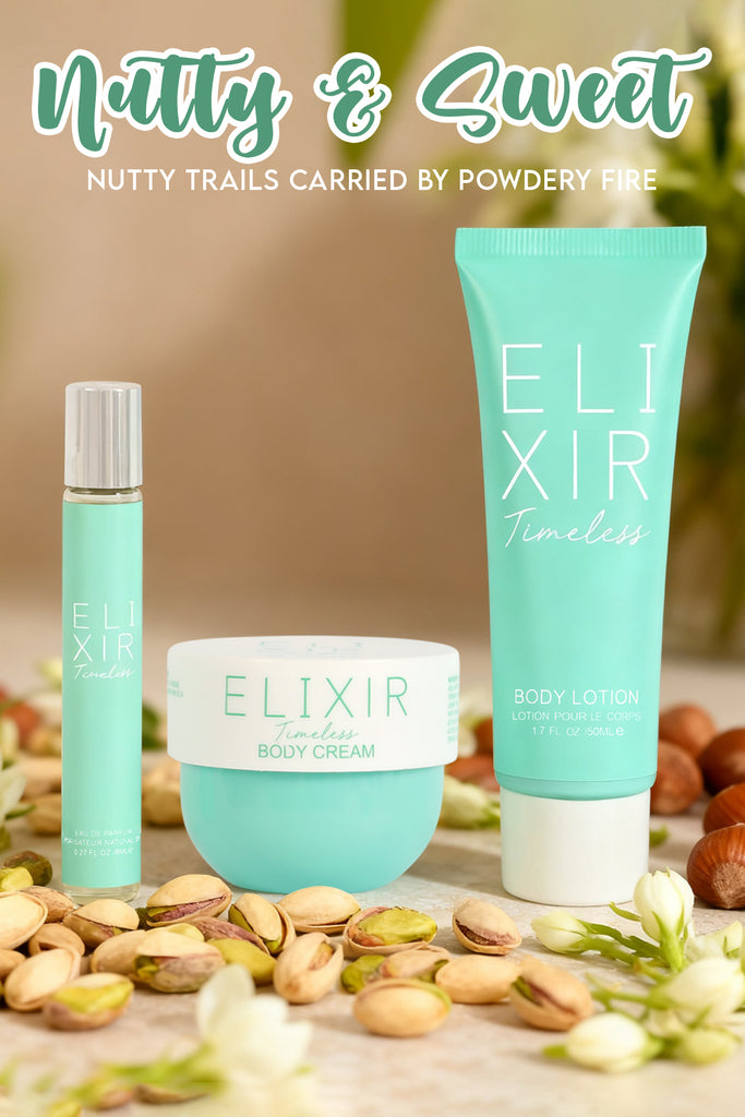 ELIXIR TIMELESS 3 PIECE PERFUME GIFT SET FOR WOMEN – PERFUME, BODY LOTION & BODY CREAM