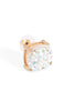 PAVE RHINESTONES EPOXY STUD EARRINGS