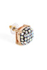 PAVE RHINESTONES EPOXY STUD EARRINGS
