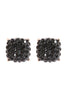 PAVE RHINESTONES EPOXY STUD EARRINGS
