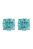 PAVE RHINESTONES EPOXY STUD EARRINGS