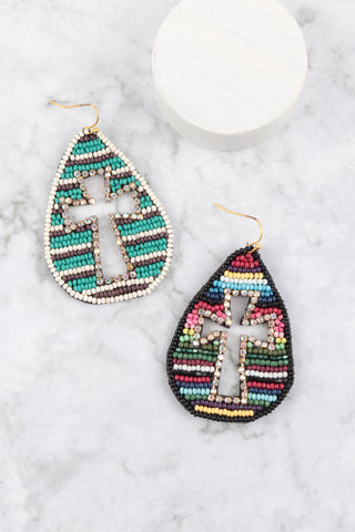 JESUS FISH HOOK EARRINGS