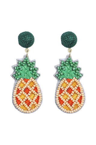 MYE1412MA - MAMA PINCHED HOOP DROP EARRINGS