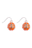 BASKETBALL EPOXY SPORTS DANGLE HOOK EARRINGS