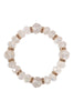 RONDELLE BEADS WITH RHINESTONE STRETCH BRACELET