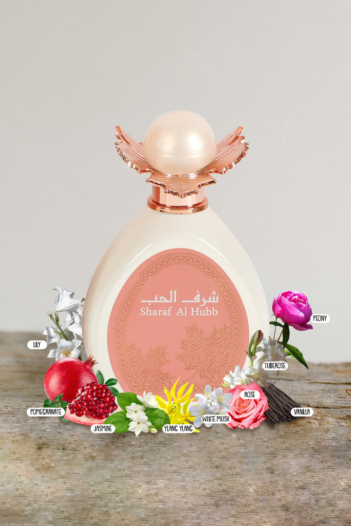 SHARAF AL HUBB SPRAY PERFUME EAU DE PARFUM FOR WOMEN - 100ML/3.4FL.OZ.