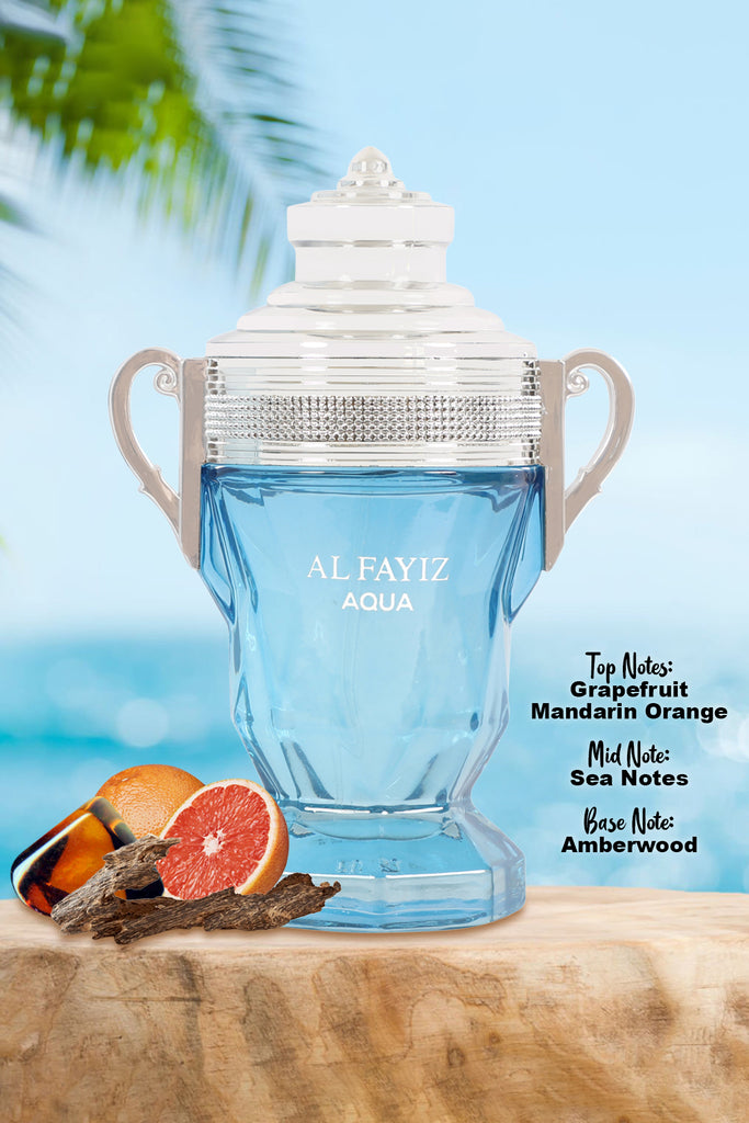 ALFAYIZ AQUA SPRAY PERFUME EAU DE PARFUM FOR MEN - 100ML/3.4FL.OZ. - Riah Fashion