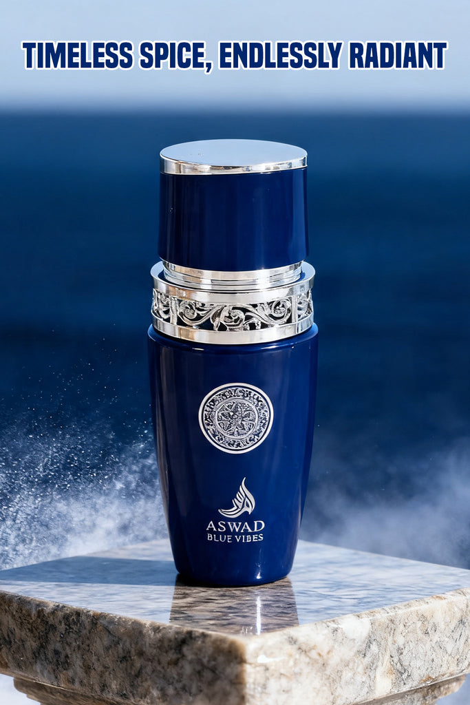 ASWAD BLUE VIBES SPRAY PERFUME EAU DE PARFUM FOR MEN - 100ML/3.4FL.OZ.