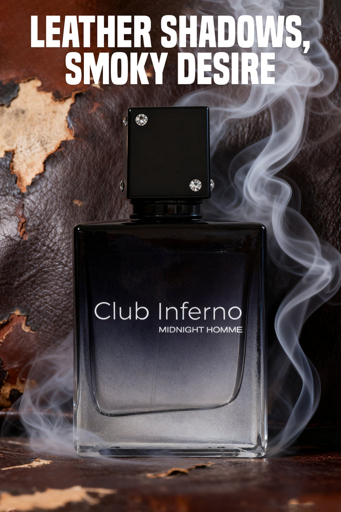 CLUB INFERNO MIDNIGHT HOMME SPRAY PERFUME EAU DE PARFUM FOR MEN - 100ML/3.4FL.OZ.