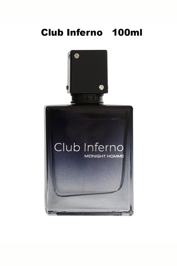 CLUB INFERNO MIDNIGHT HOMME SPRAY PERFUME EAU DE PARFUM FOR MEN - 100ML/3.4FL.OZ.