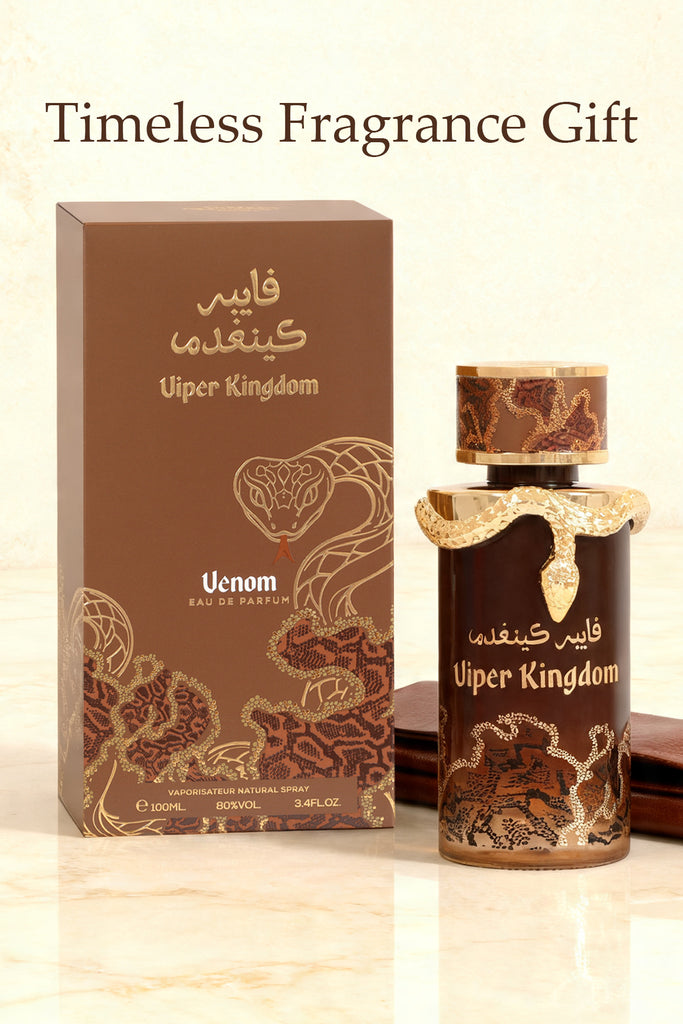 VIPER KINGDOM VENOM SPRAY PERFUME EAU DE PARFUM FOR MEN AND WOMEN - 100ML/3.4FL.OZ.