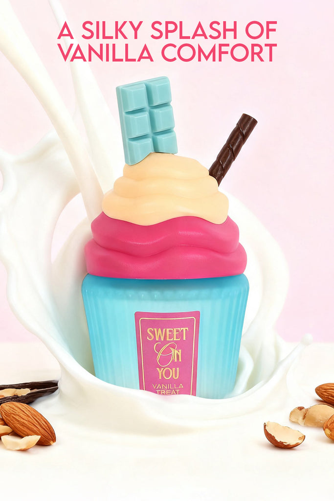 SWEET ON YOU VANILLA TREAT SPRAY PERFUME EAU DE PARFUM FOR WOMEN - 100ML/3.4FL.OZ