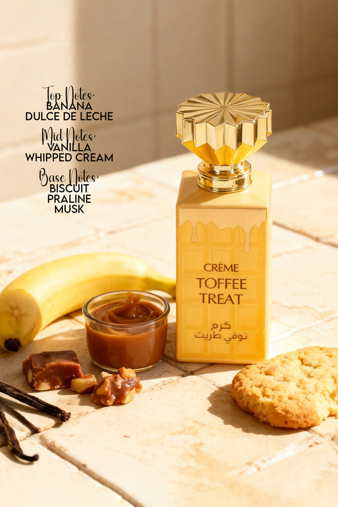 CREME TOFFEE TREAT SPRAY PERFUME EAU DE PARFUM FOR MEN AND WOMEN - 100ML/3.4FL.OZ.