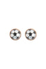 BALL SHAPED PEARL POST EARRINGS