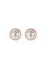 BALL SHAPED PEARL POST EARRINGS