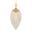 30 INCH LEAF SHAPED PU LEATHER FRINGE LONG NECKLACE