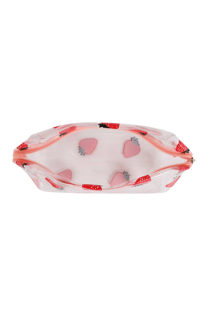 TRANSPARENT PRINTED COSMETIC POUCH
