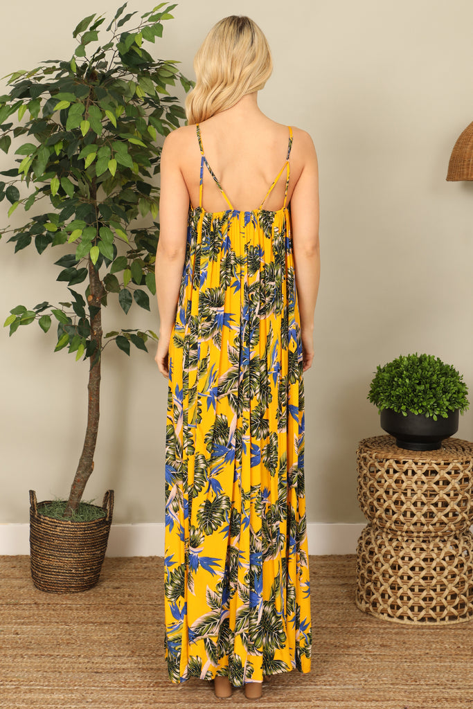 Tropical Printed Dress