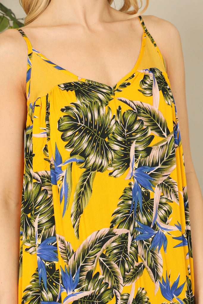 Tropical Printed Dress