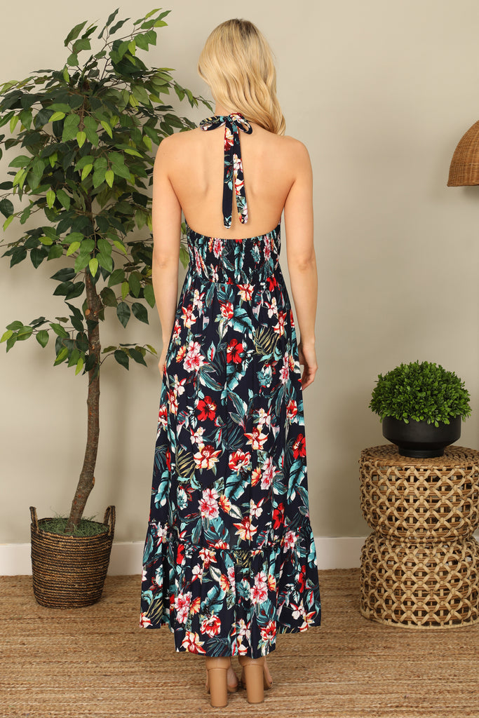 Tropical Printed Dress
