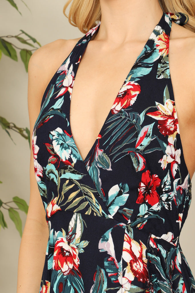 Tropical Printed Dress