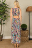 Sleeveless Side Cut-Out Maxi Dress