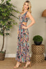 Sleeveless Side Cut-Out Maxi Dress