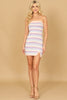 MULTI KNIT TUBE STRIPE DRESS