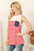 Sleeveless American Flag Top