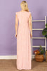 Ruffle Sleeve Leopard Maxi Dress