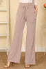 Waist Tie Stripe Long Pants