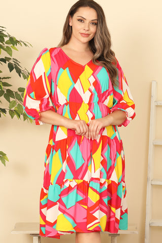 Plus Size Off Shoulder Solid Maxi Dress