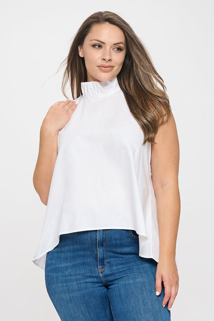 売れ筋商品|||カスパー カットソー トップス レディース Plus Size Sleeveless Pleat-Neck Keyhole Top Apple Green Allegra K Women's 2025 Summer Halter Neck Tops Sleeveless