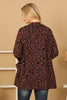 LONG SLEEVE LEOPARD OPEN CARDIGAN