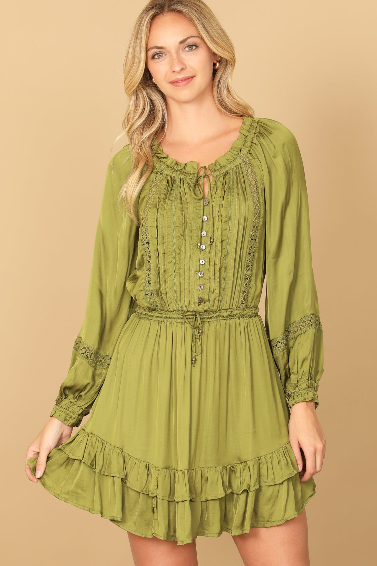 【海外限定】REISSワンピース☆Ashley Ruffle Hem Mini Dress, B Buy Reiss Blue Ashley Structured Ruffle-Hem Mini Dress from