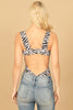 ZEBRA PRINT WIDE STRAP BODYSUIT