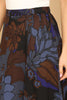 HIGH WAIST FLORAL MIDI SKIRT