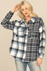 PLAIDED BUTTON DOWN JACKET
