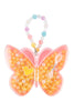 DIY BUTTERFLY NECKLACE OR BRACELET PEARL BEADS HANCRAFTED TOY JEWELRY