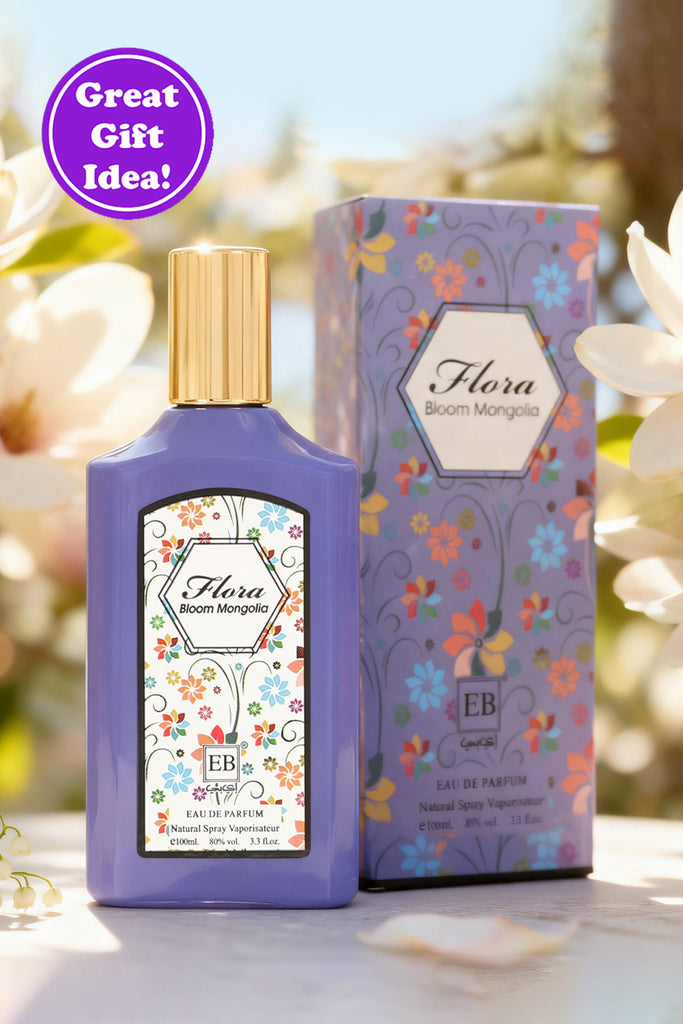 FLORA BLOOM MONGOLIA SPRAY PERFUME EAU DE PARFUM FOR WOMEN - 100ML/3.3FL.OZ.